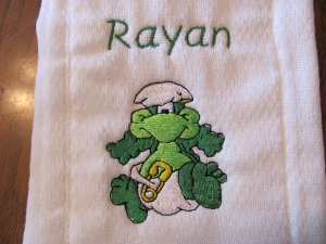 Dino Burp Cloth