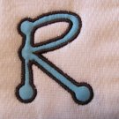 Appliqued Letter Burp Cloth