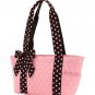 Lt. Pink & Brown Bucket Purse
