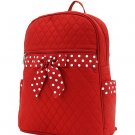 Red & White Backpack