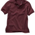 Kid's S/s burgundy polo shirt