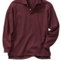 Adult unisex burgundy L/s polo shirt
