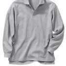 Adult unisex L/s Grey Polo shirt