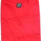 v-neck red