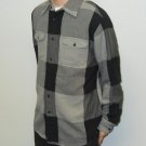 Metro Black - LS Button Down - charcoal grey/black