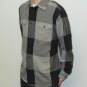 Metro Black - LS Button Down - charcoal grey/black