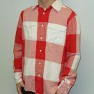 Metro Black - LS Button Down - Red/White