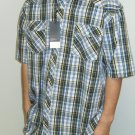 KOMAN - S/S Button Down - White/Royal/Black/Yellow