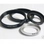 37mm to (37-) 37, 43, 49, 52, 55mm, or 58mm, Step Up Lens Filter Ring Adapter