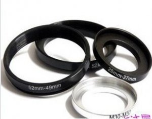 Step down adapter ring all size: 82, 77, 72, 67, 62, 58, 55, 52mm