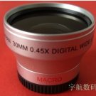 30mm 0.45x WIDE Angle + Macro Conversion LENS 30 0.45