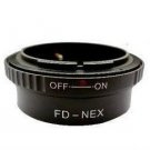 Canon FD Lens to Sony NEX E NEX-3 NEX-5 NEX5 NEX3 Adapter Ring