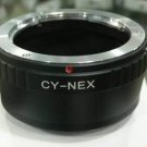Adapter for Contax Yashica CY Lens to SONY NEX NEX-5 NEX-3 NEX5 NEX3 E Mount camera