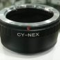 Adapter for Contax Yashica CY Lens to SONY NEX NEX-5 NEX-3 NEX5 NEX3 E Mount camera