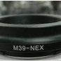 Adapter for Leica M39 L39 Lens to SONY E-MOUNT Adapter NEX3 NEX5 camera