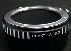 Praktica PB lens to Sony NEX E mount adapter NEX5 NEX3 camera