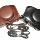 Panasonic GF1 camera leather case bag  in black or brown