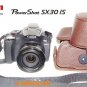 Canon sx30 SX30IS 14.1MP Digital Camera leather case bag