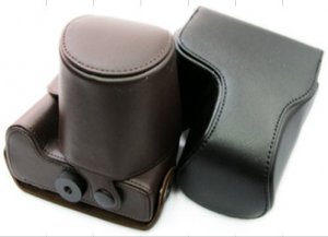 leather case bag for Nikon Coolpix P100 digital camera