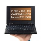 7" Mini Netbook Android 2.2 800MHz CPU 10GB Storage