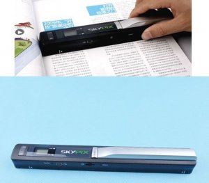 New Skypix TSN410 scanner: Cordless Handheld Scanner 600 DPI Resolution A4 USB