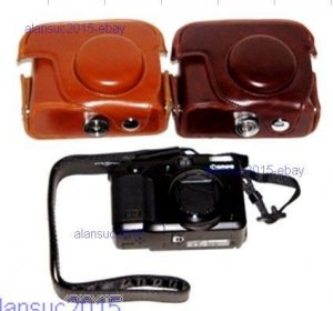 leather case bag for Canon PowerShot G12 G11 camera