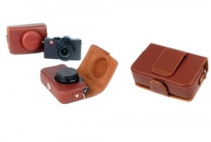 leather case bag- Panasonic Leica LUX3 LUX4 LX3 camera