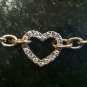2.x CT Diamond heart shaped bracelet 18k white gold