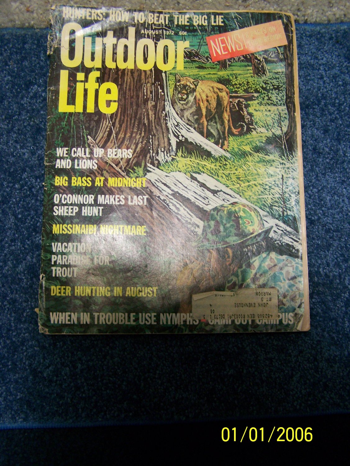 Outdoor Life Magazine - August 1972