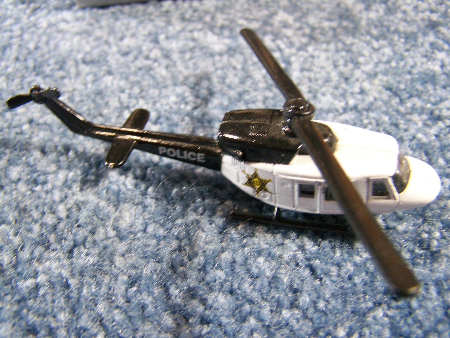 Vintage Department DieCast Helicopter Toy