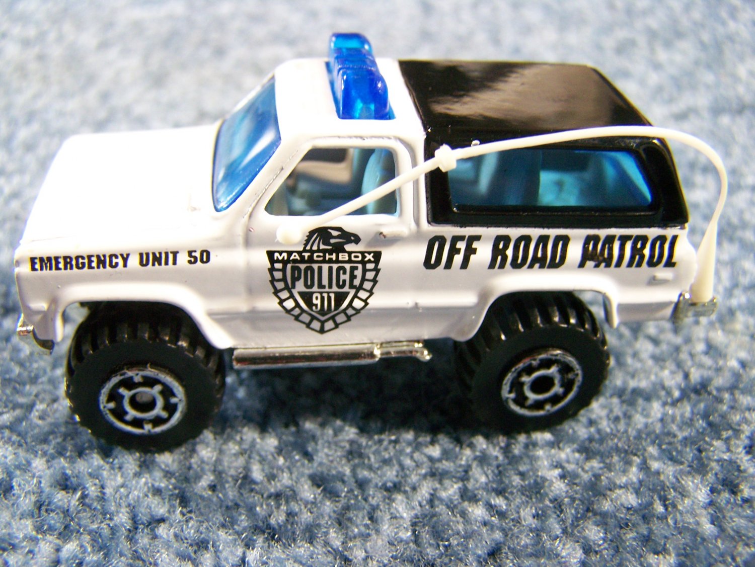 Matchbox 1997 Chevy Blazer Off Road Patrol vehicle