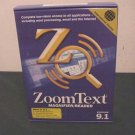 NEW AI SQUARED ZoomText MAGNIFIER and READER Version 9.1 INTERNATIONAL VERSION - FACTORY SEALED!