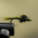 Hare's Ear, Olive - Brass Bead Head