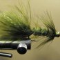 Woolly Bugger, Olive - Brass Bead Head