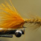 Woolly Bugger, Brown - Brass Bead Head