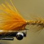 Woolly Bugger, Brown - Brass Bead Head