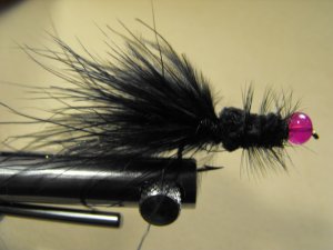 Egg Sucking Leech, Black - Glue Egg