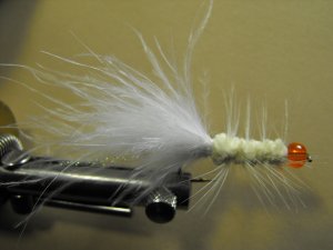 Egg Sucking Leech, White - Glue Egg