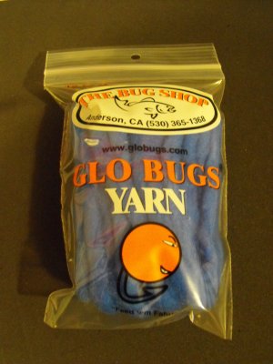 Glo Bugs Yarn, Dark Blue