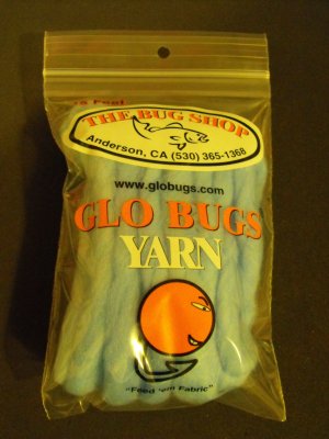 Glo Bugs Yarn, Light Blue