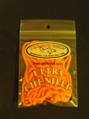 Glo Bugs Ultra Chenille - Dark Roe