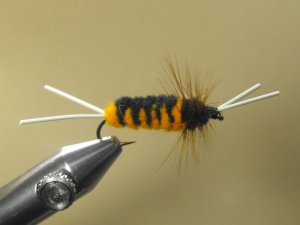 Blitz Creek Nymph - Black & Orange
