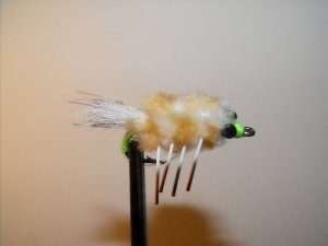 1 Dozen -  Permit Merkin Crab Fly  - Saltware