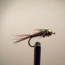 12 FB Brass Bead Pheasant Tail Nymph Wet Fly Trout