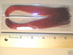 1 Hank - Krystal Flash, Fly Tying Material, Red