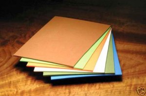25 fly tying craft Foam Sheets, asst colors - Body Wing