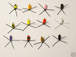 1 Dozen - Spider  - Dry Fly -  Bream, Perch, Bluegill