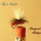 12  Parachute Red Ant Dry Fly Midge  - 18 & 20