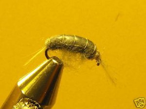 1 Dzn Gray Scud Nymph Wet Fly Trout