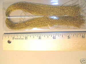 1 Hank - Krystal Flash, Fly Tying Material, Gold